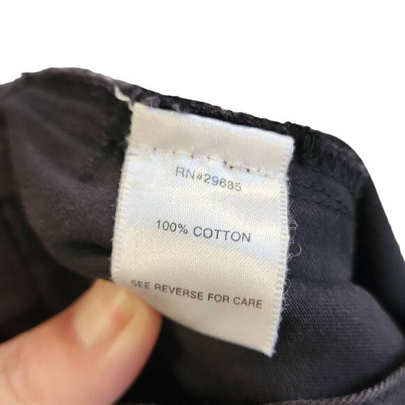 Pendleton Plus Size 16W  Black Cropped Pants 3 Pockets Lightweight 100%Cotton - Picture 4 of 9